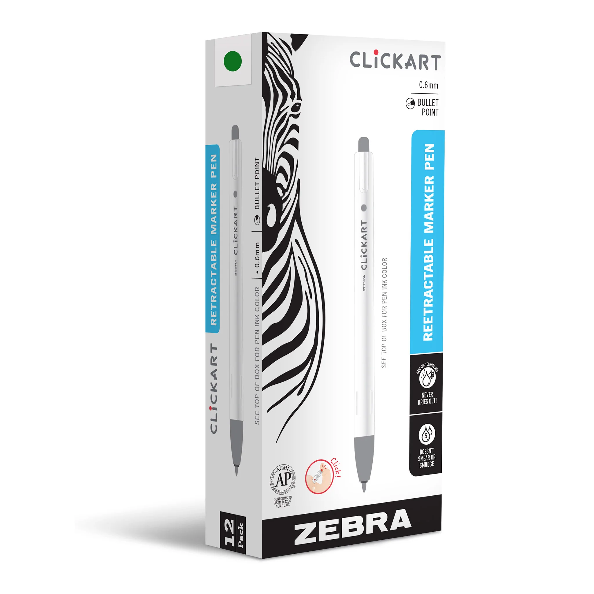CLiCKART Retractable Felt Tip Marker - Image 11