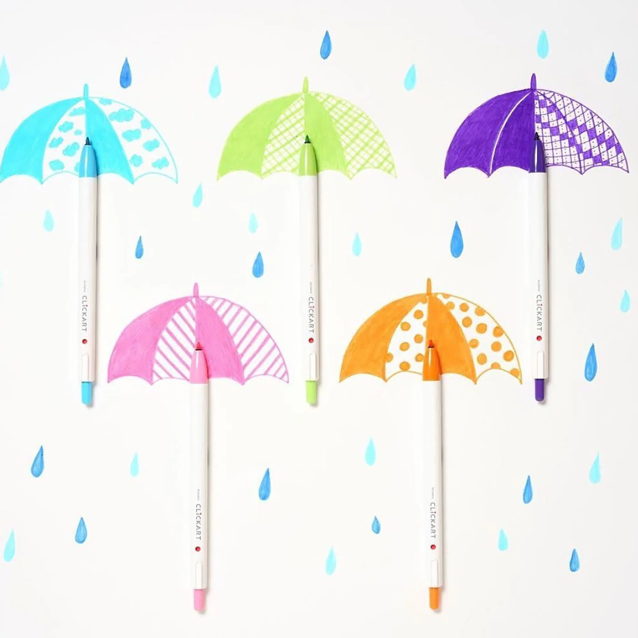 CLiCKART Retractable Felt Tip Marker - Image 25