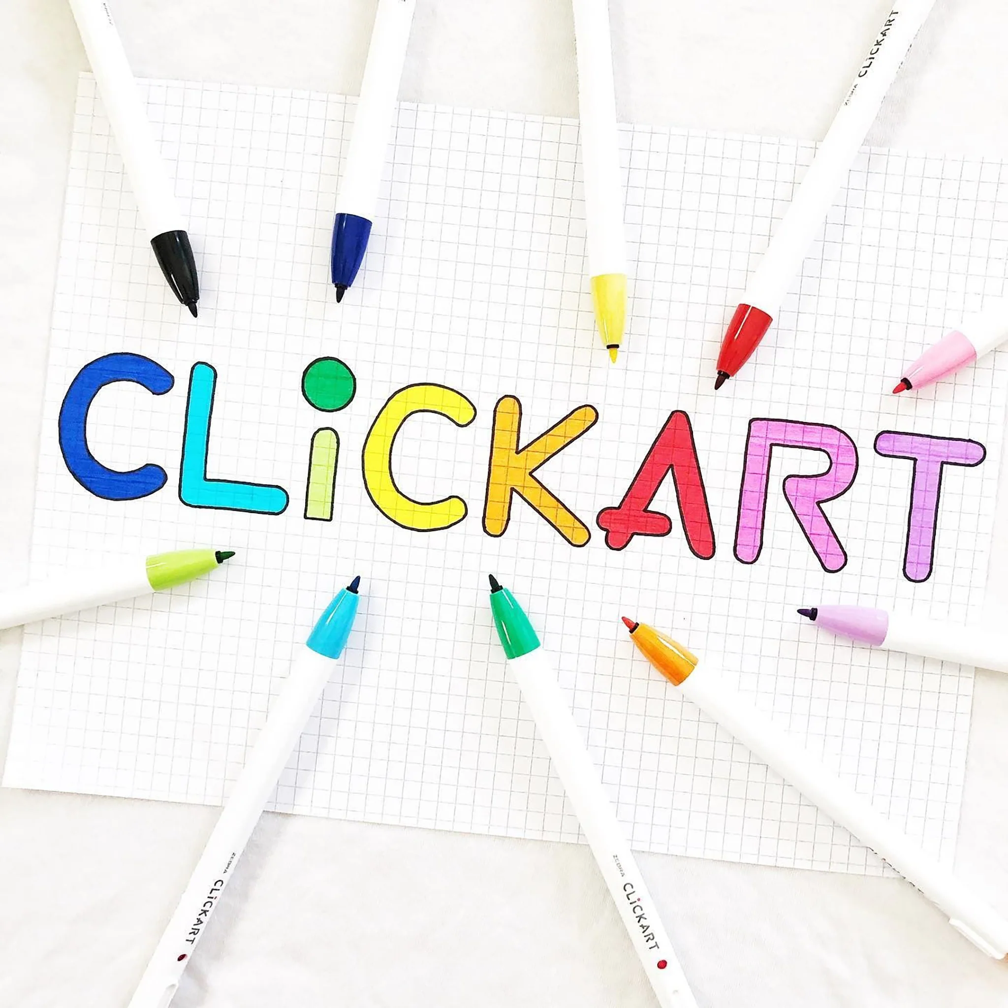 CLiCKART Retractable Felt Tip Marker - Image 26