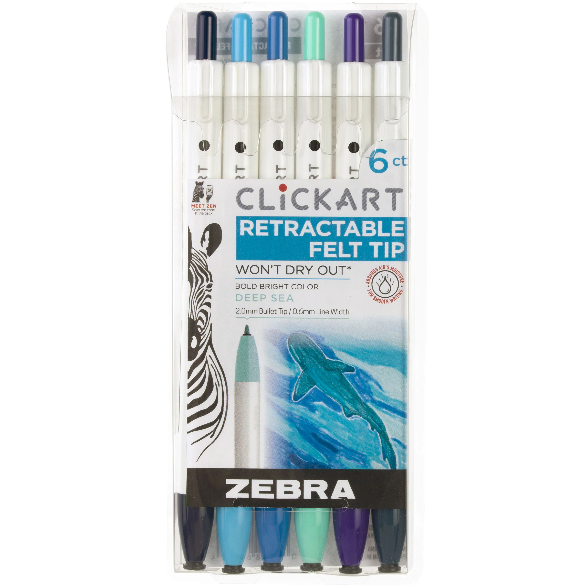 CLiCKART Retractable Felt Tip Marker - Image 44