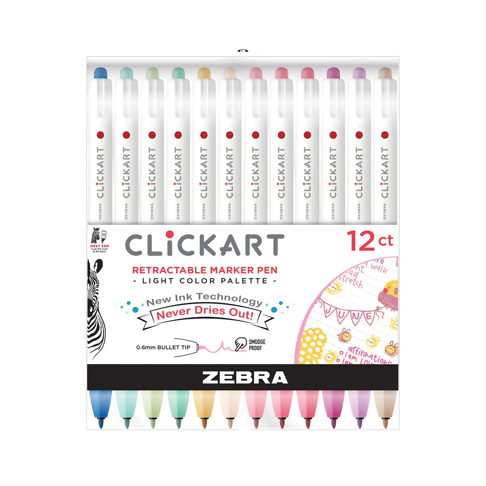 CLiCKART Retractable Felt Tip Marker - Image 6