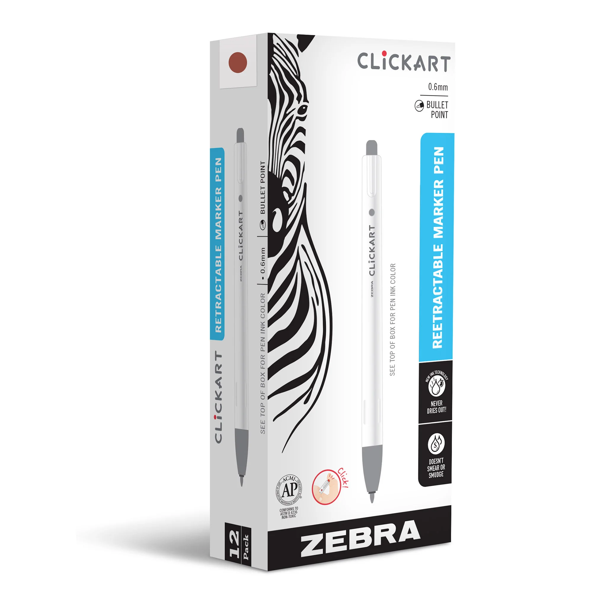 CLiCKART Retractable Felt Tip Marker - Image 9