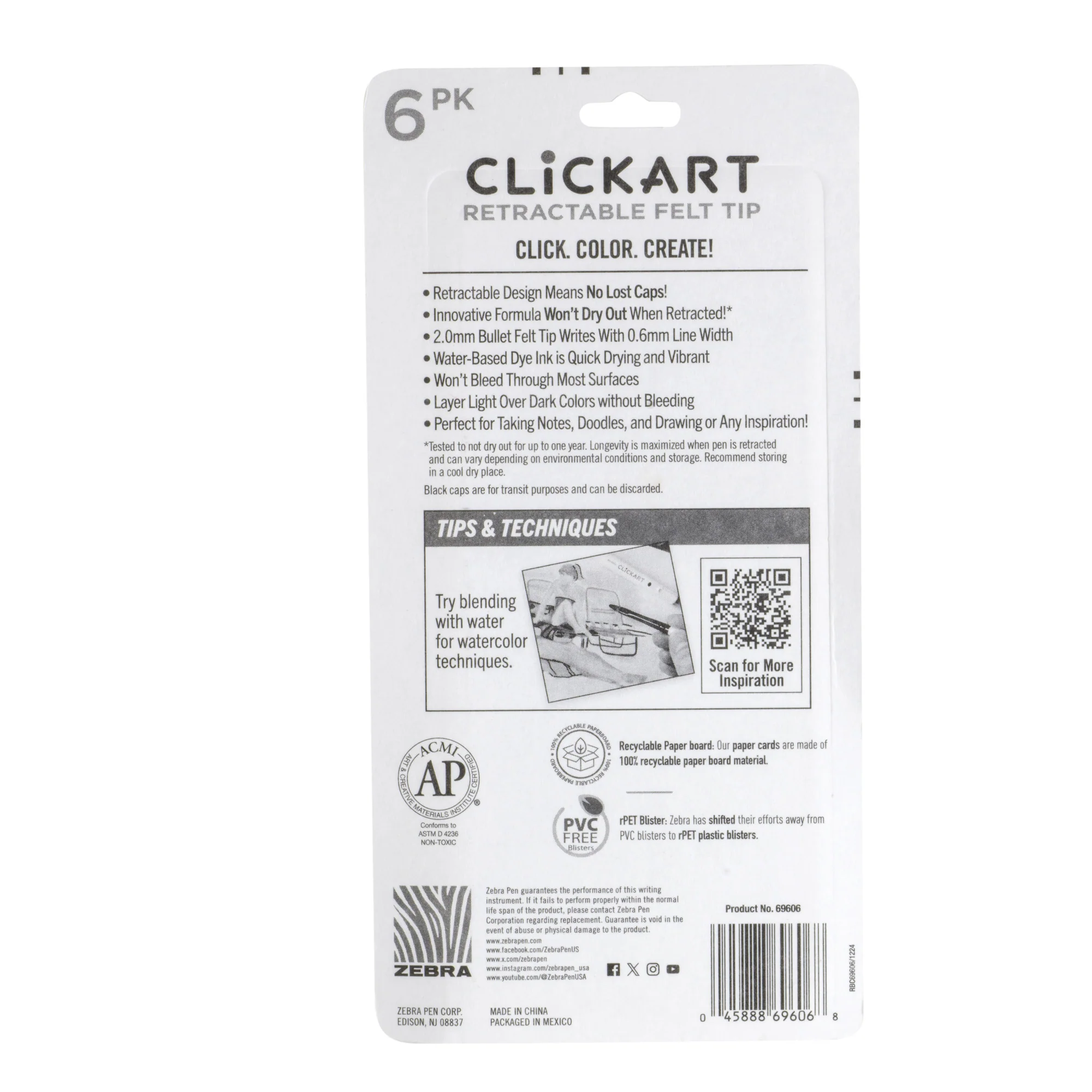 CLiCKART Retractable Felt Tip Marker - Image 95