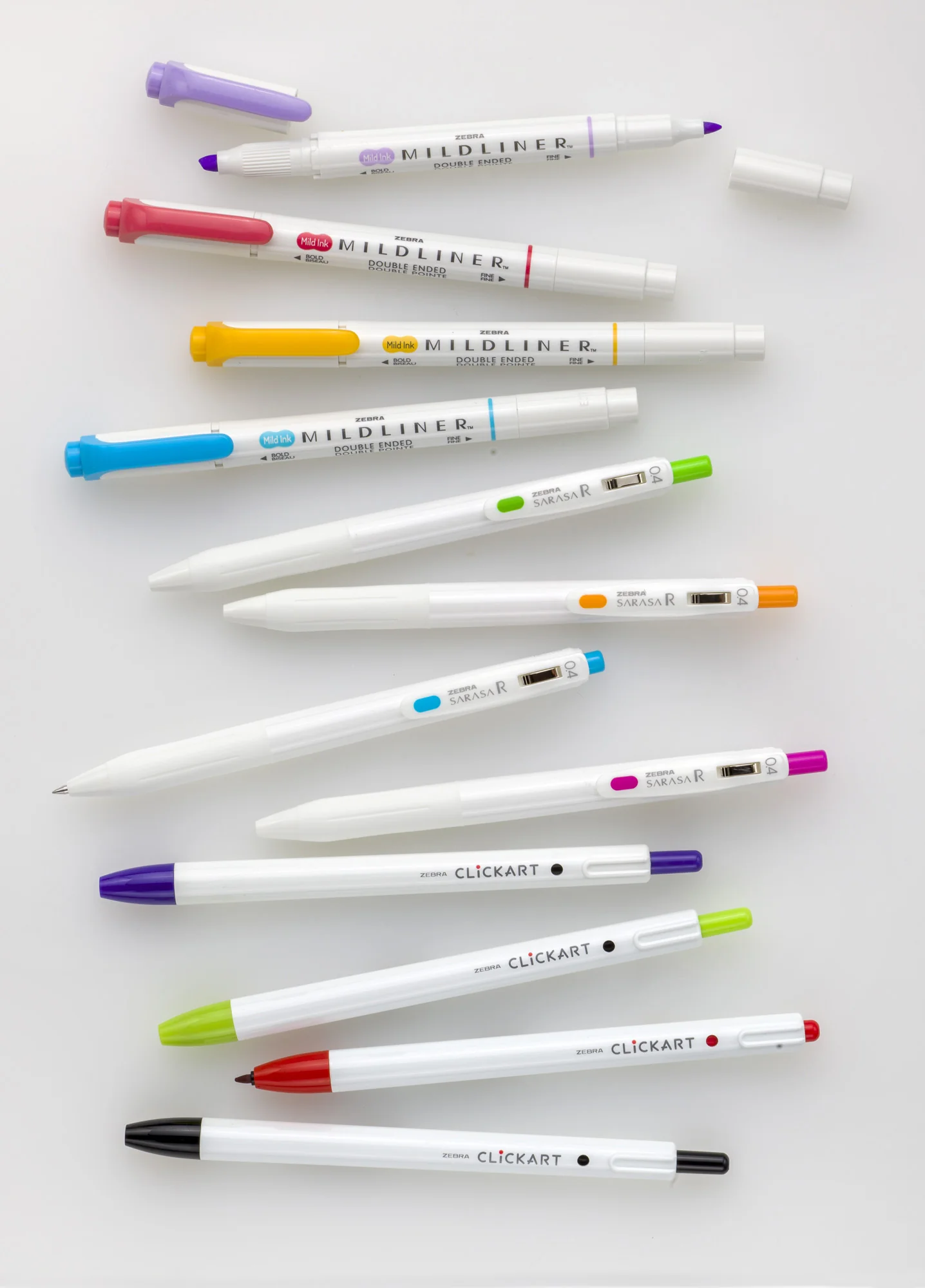Creativity Collection Asst 12pk – Mildliner HL (4) + Sarasa R (4) + Clickart (4) - Image 7