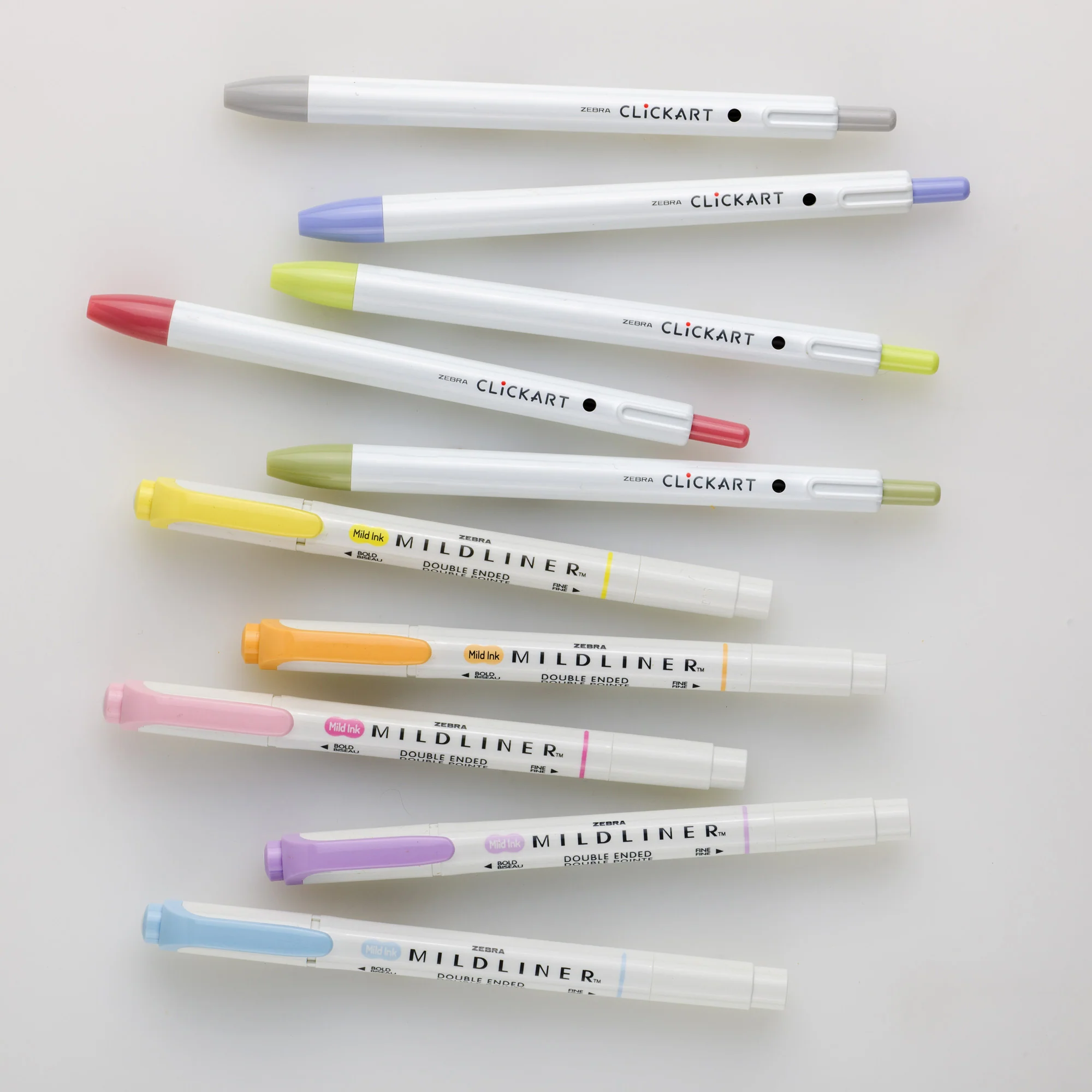 Journaling Set Asst 10pk - Mildliner HL (5) and Clickart (5) - Image 10