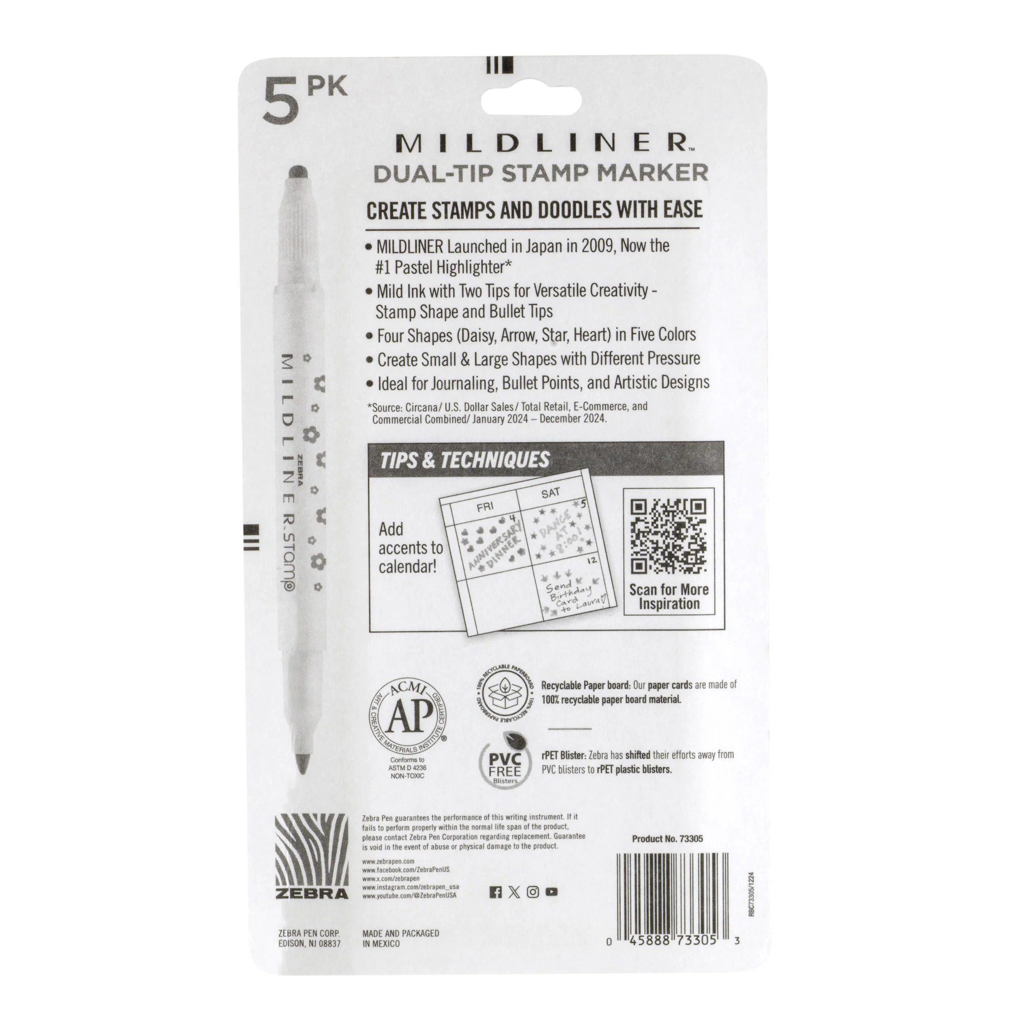 MILDLINER Dual-Tip Stamp Marker - Image 9