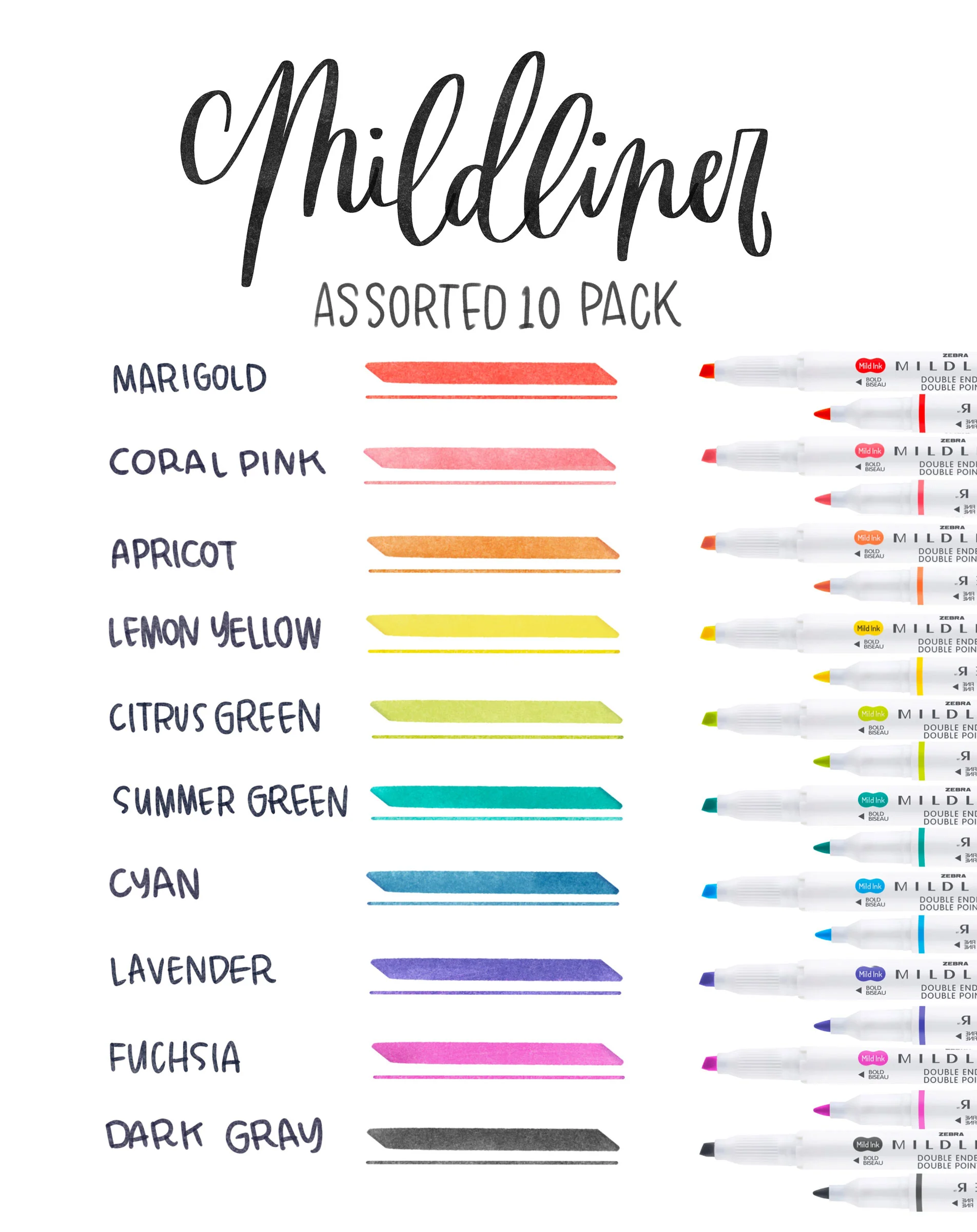 MILDLINER Dual-Tip Creative Highlighter - Image 111