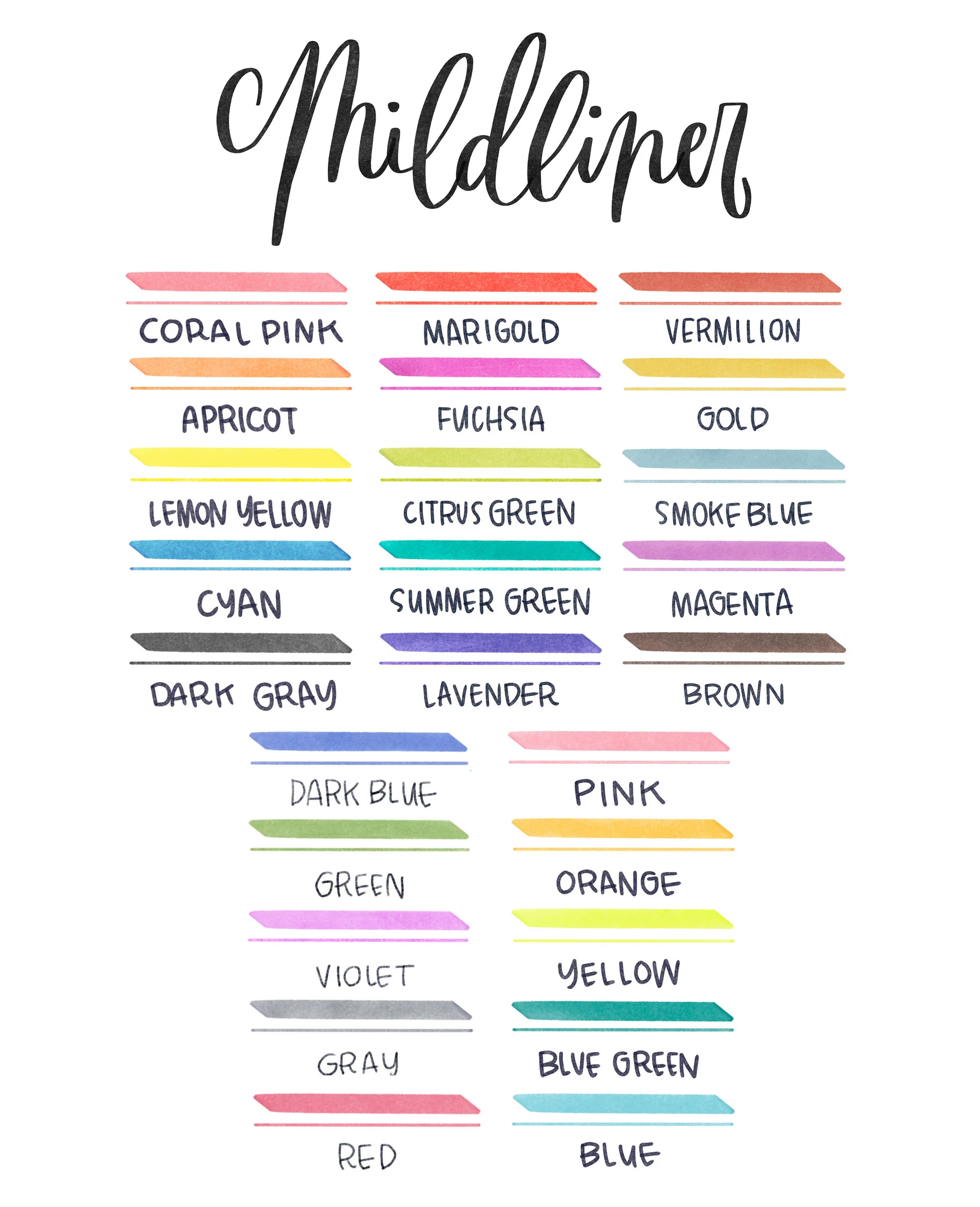 MILDLINER Dual-Tip Creative Highlighter - Image 31