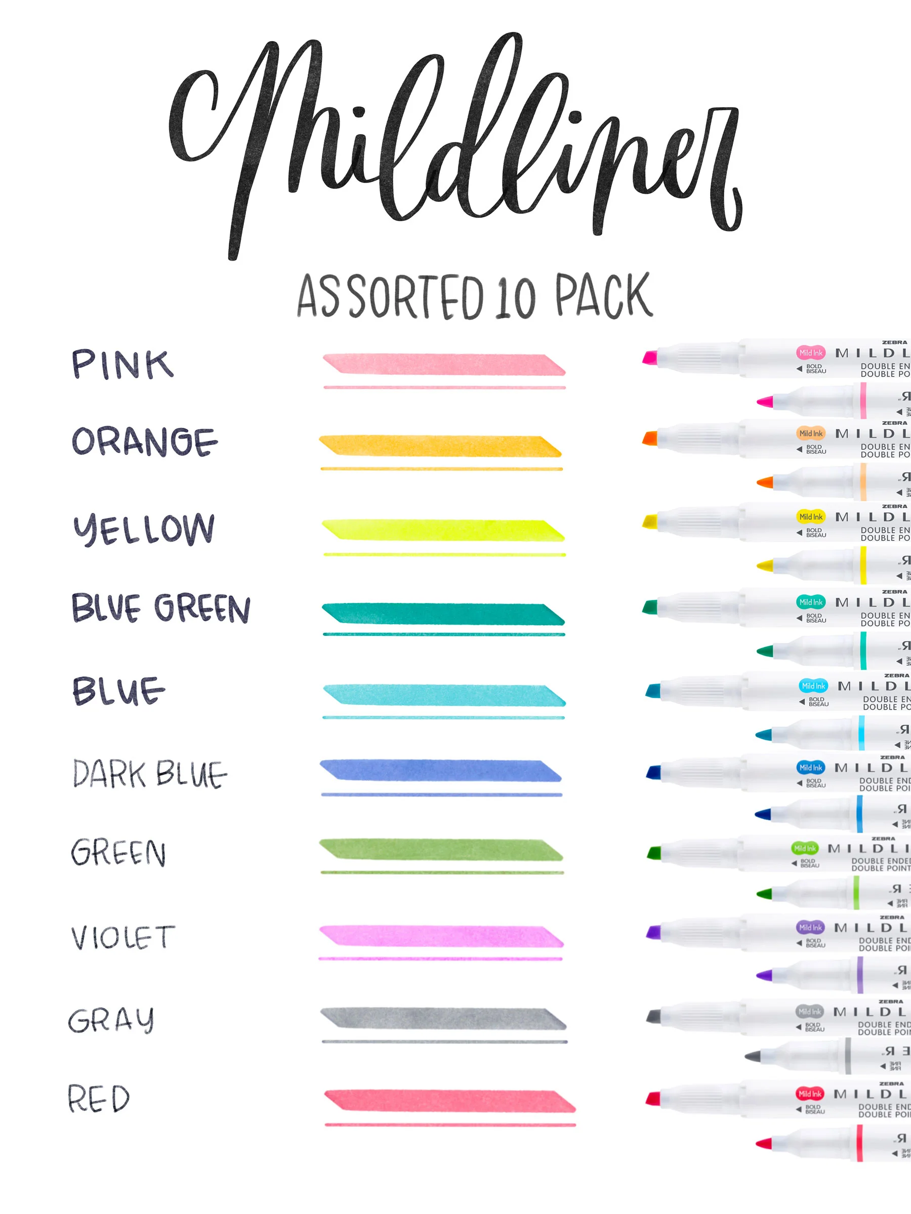 MILDLINER Dual-Tip Creative Highlighter - Image 8