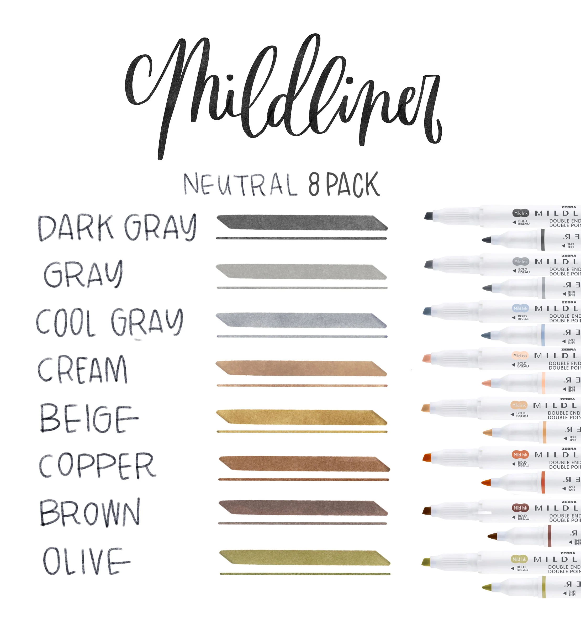MILDLINER Dual-Tip Creative Highlighter - Image 85