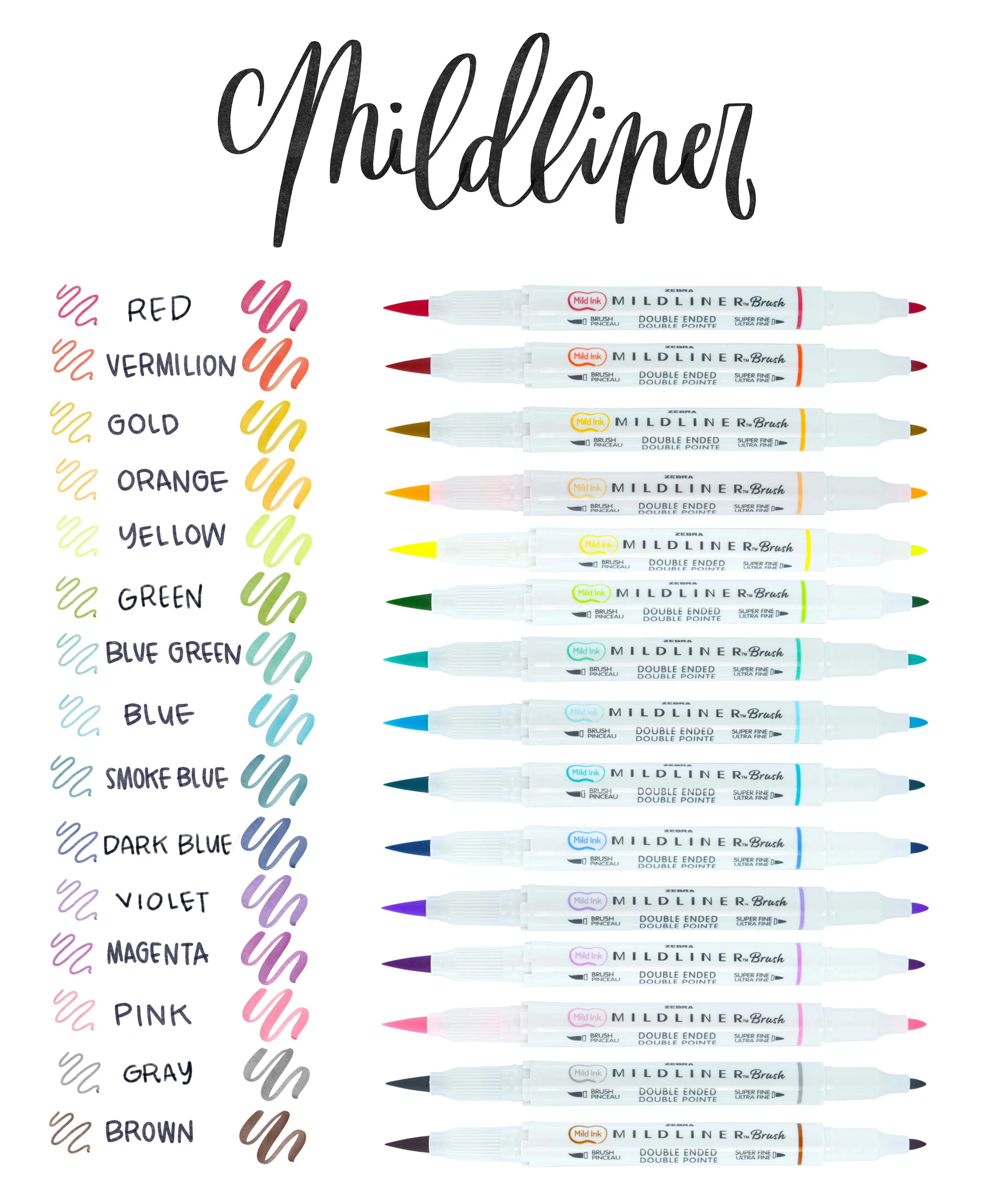 MILDLINER Dual-Tip Brush Pen - Image 38