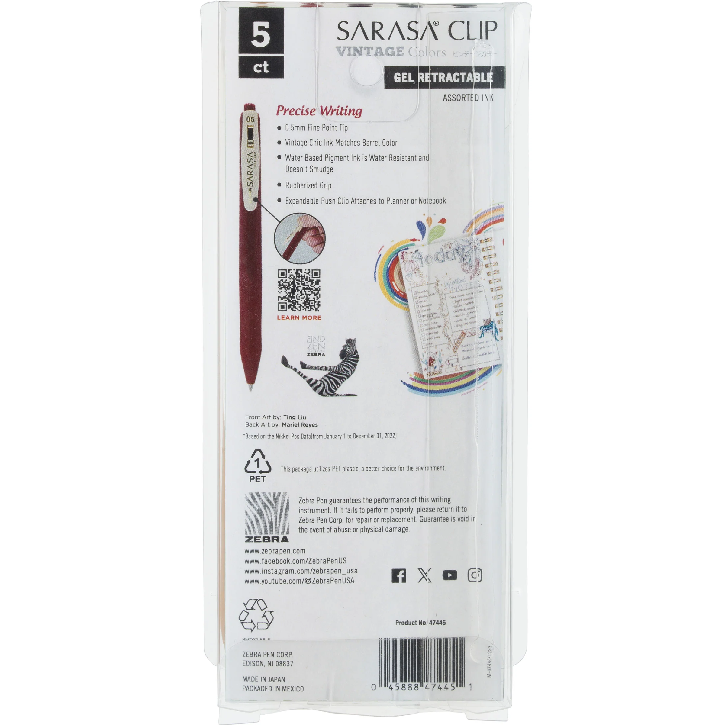SARASA Clip Vintage Gel Retractable - Image 4