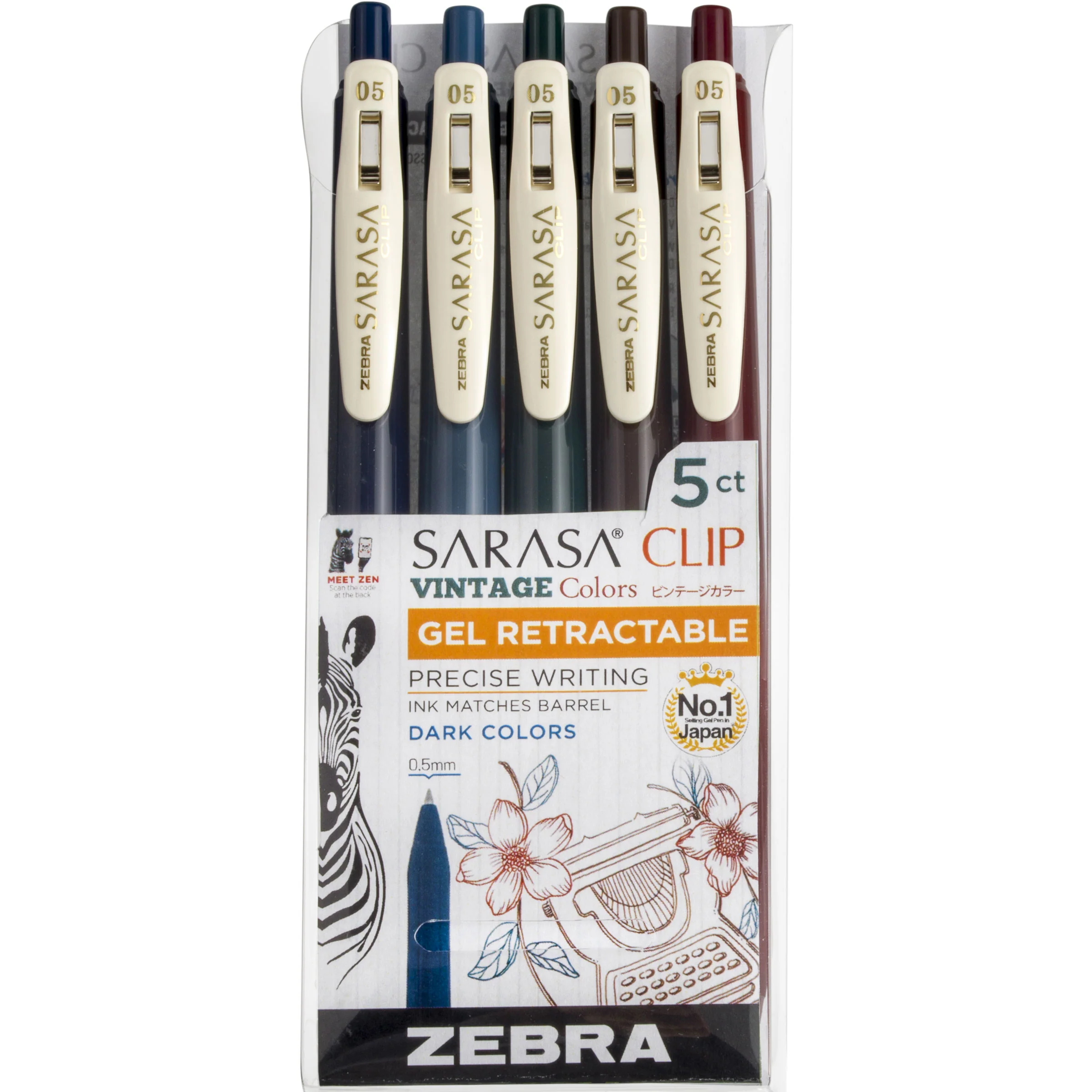 SARASA Clip Vintage Gel Retractable - Image 5