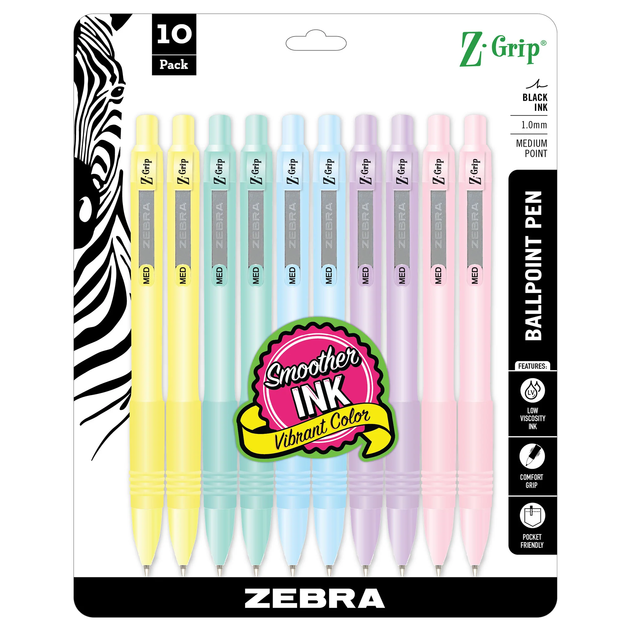 Z-Grip Pastels Retractable Ballpoint - Image 3