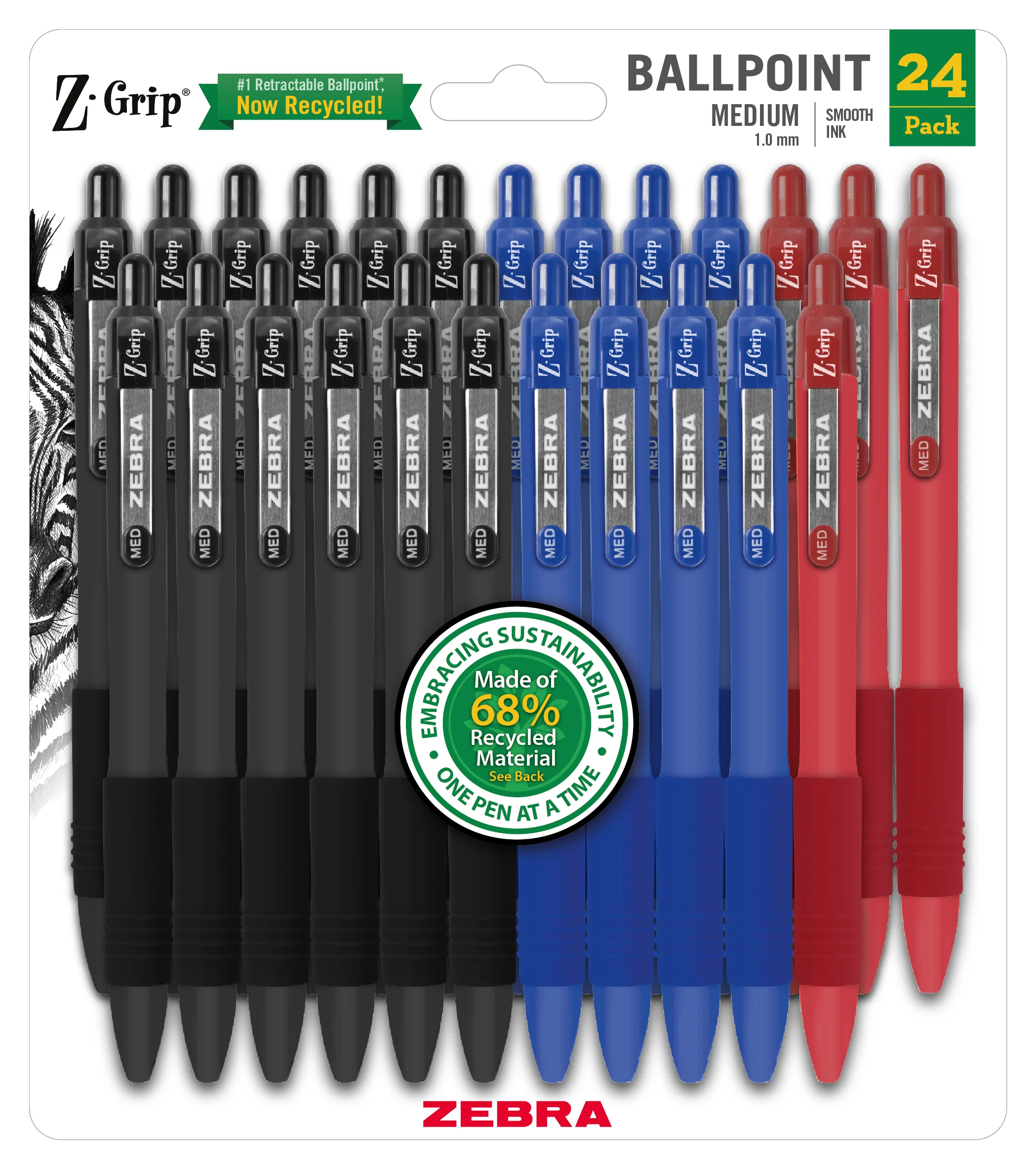 Z-Grip Recycled Retractable Ballpoint - Image 8