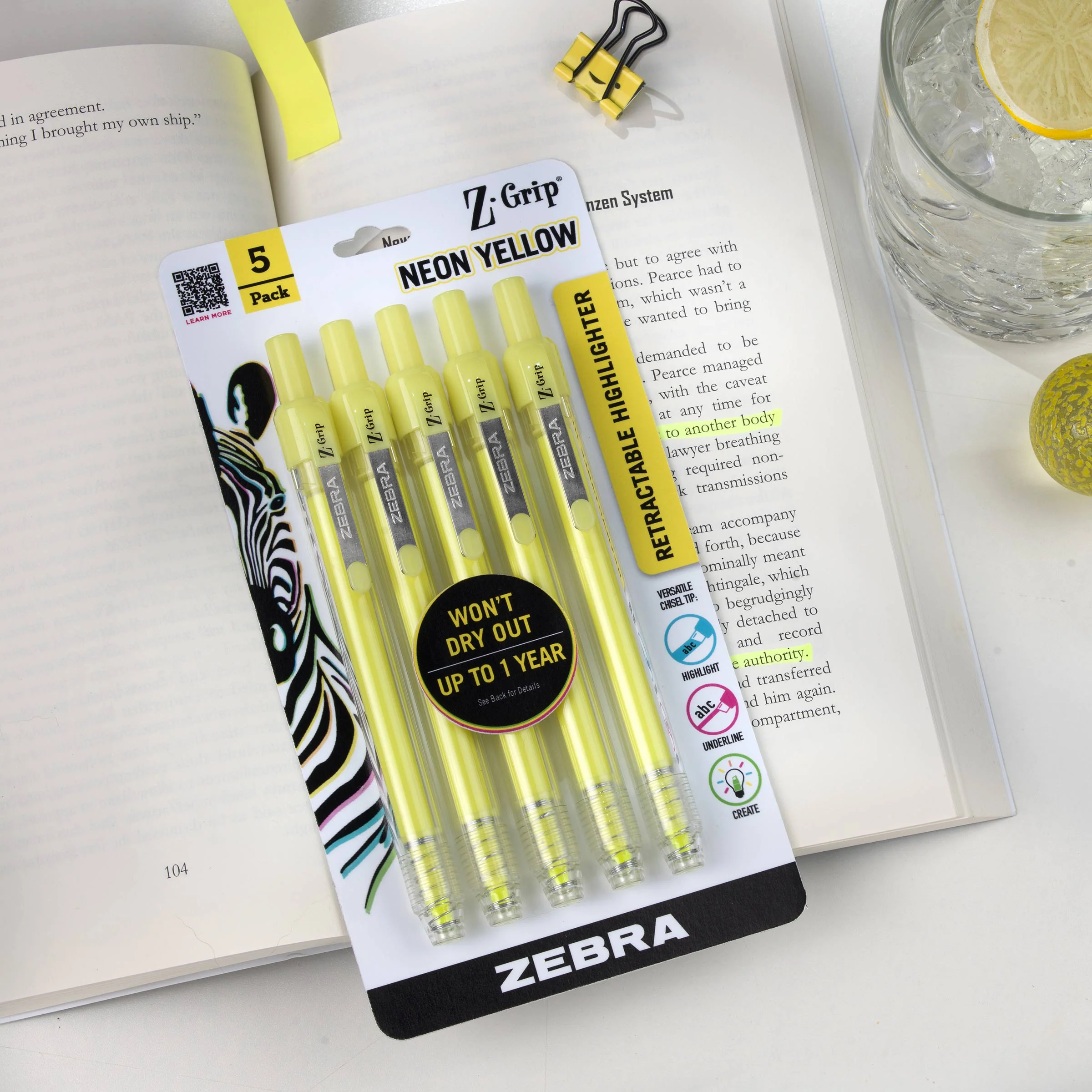 Z-Grip Retractable Highlighter - Image 19