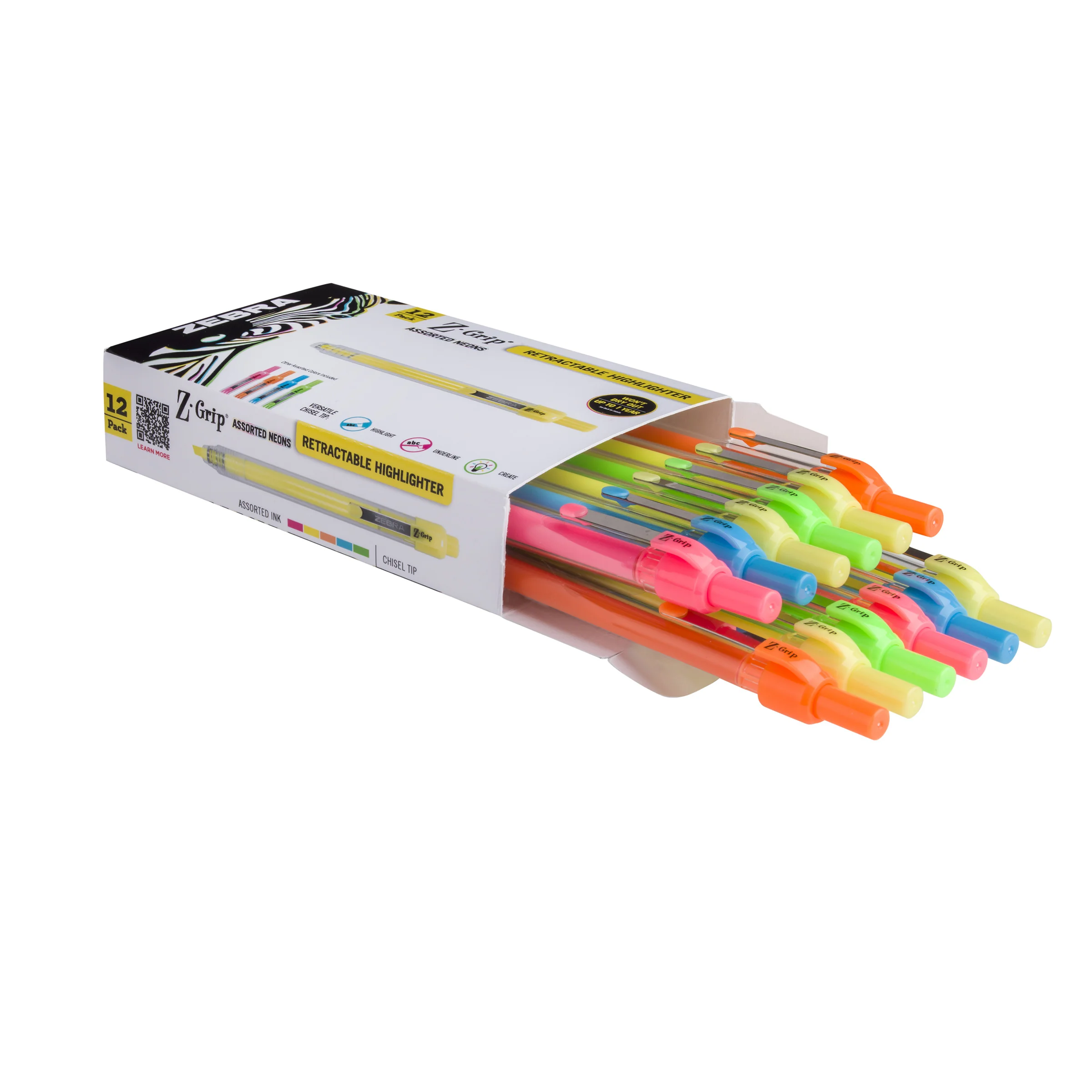 Z-Grip Retractable Highlighter - Image 4