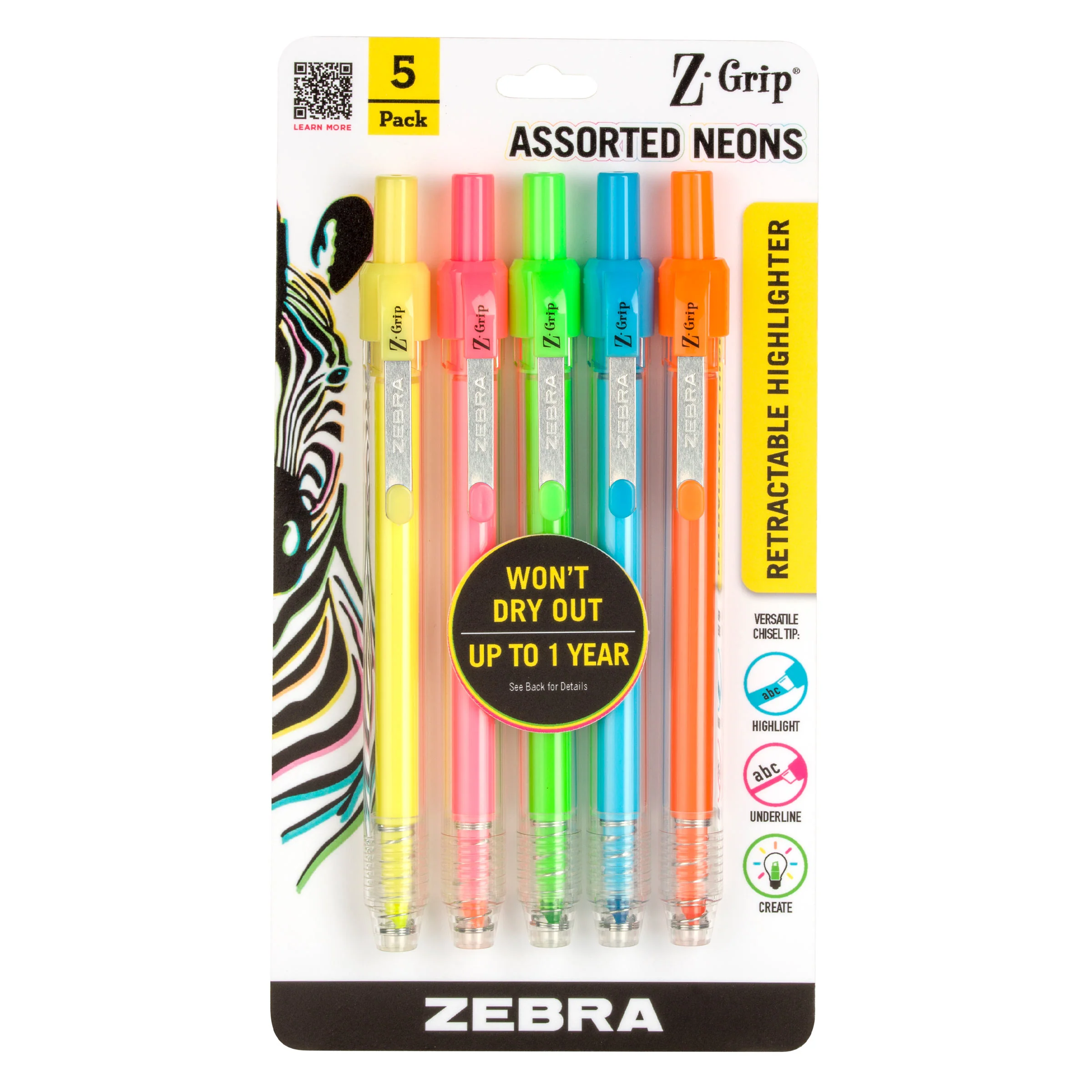 Z-Grip Retractable Highlighter - Image 6